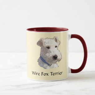 Kunst voor Wire Fox Terrier Mok