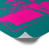 Kunst voor zware apparatuur Pop Poster (Hoek)