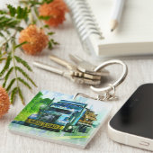 Kunst voor zware vrachtwagens voor vrachtwagenchau sleutelhanger (Voorkant Rechts)