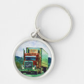 Kunst voor zware vrachtwagens voor vrachtwagenchau sleutelhanger (Voorkant)