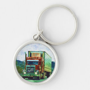 Kunst voor zware vrachtwagens voor vrachtwagenchau sleutelhanger