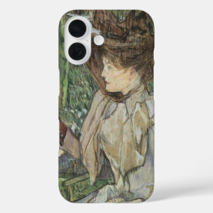 kunst, vrouw met handschoenen van Toulouse Lautre iPhone 16 Hoesje