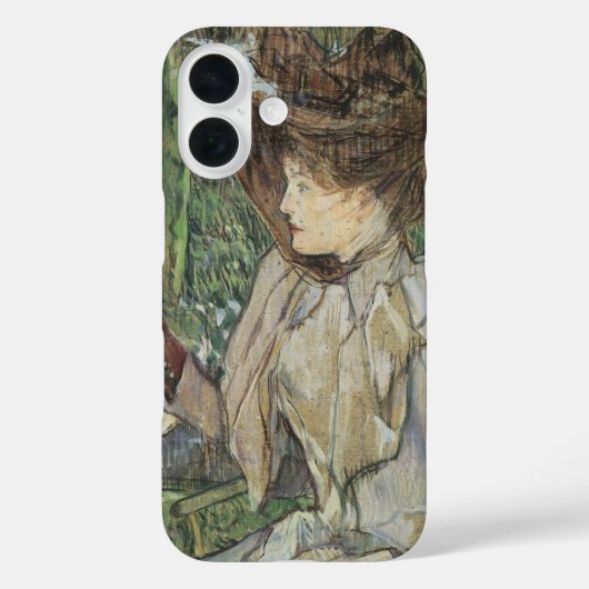 kunst, vrouw met handschoenen van Toulouse Lautre Case-Mate iPhone Case (Achterkant)