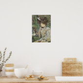  kunst, vrouw met handschoenen van Toulouse Lautre Poster (Keuken)