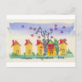 Kunst waar de verbeelding leeft briefkaart (Voorkant)