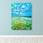 kunst, wandkunst, Fort Walton Beach, Florida Canvas Afdruk (Insitu (Houten vloer))