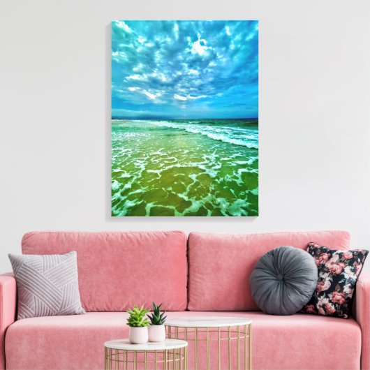 kunst, wandkunst, Fort Walton Beach, Florida Canvas Afdruk (Insitu (Woonkamer))