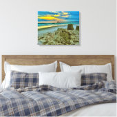 kunst, wandkunst, zandkasten op het strand canvas afdruk (Insitu (Slaapkamer))