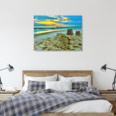 kunst, wandkunst, zandkasten op het strand canvas afdruk (Insitu (Slaapkamer))