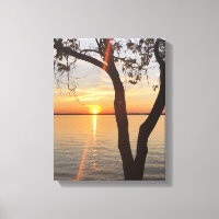 kunst, wandkunst, zon op de St. Lawrence