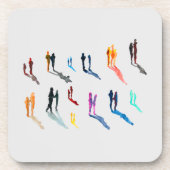 Kunst waterverf bier onderzetter (Voorkant)