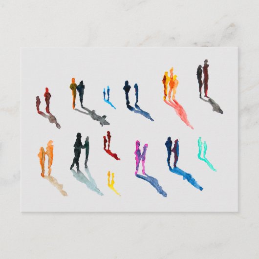 Kunst waterverf briefkaart (Voorkant)