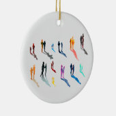 Kunst waterverf keramisch ornament (Rechts)