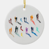 Kunst waterverf keramisch ornament (Voorkant)