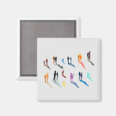 Kunst waterverf magneet (Voorkant / Achterkant)