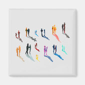 Kunst waterverf magneet (Voorkant)