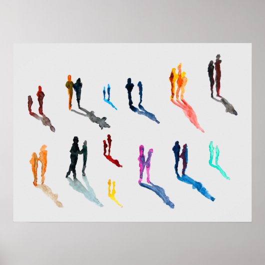 Kunst waterverf poster (Voorkant)