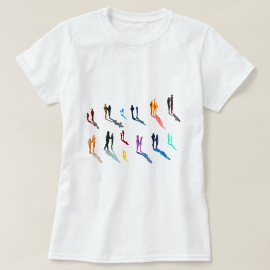 Kunst waterverf t-shirt (Design voorkant)