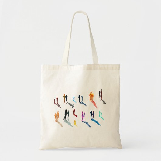 Kunst waterverf tote bag (Voorkant)