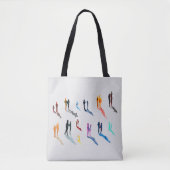 Kunst waterverf tote bag (Voorkant)