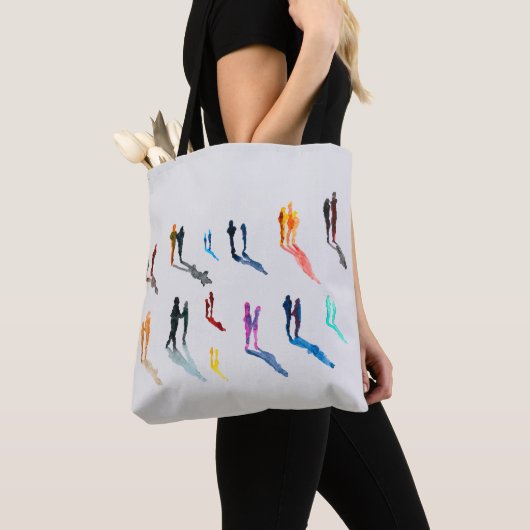 Kunst waterverf tote bag (Dichtbij)