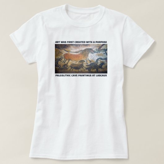 Kunst werd voor het eerst Creëer met een speciaal  T-shirt (Design voorkant)