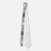 kunst Werekklokken stropdas - wereldtijdzones (Achterkant)