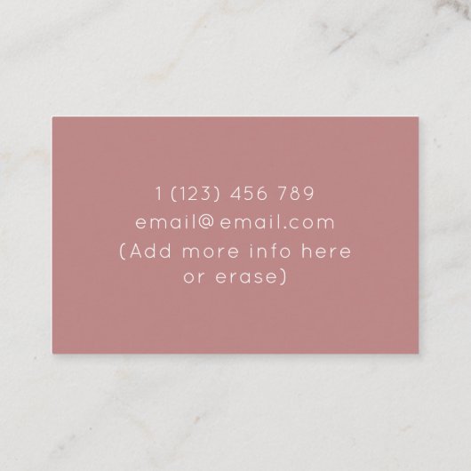 Kunst & Wetenschapsleraar Tutor substituut Funny A Visitekaartje (Achterkant)