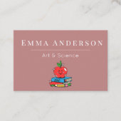 Kunst & Wetenschapsleraar Tutor substituut Funny A Visitekaartje (Voorkant)