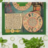 Kunst wielen van het waarzeggen bord - liefde theedoek (Gevouwen)