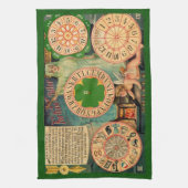 Kunst wielen van het waarzeggen bord - liefde theedoek (Verticaal)