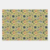 kunst William Morris Botanical Hummingbird Inpakpapier Vel (Voorkant)