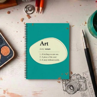 Kunst woordenboek stijl schetsboek notitieboek