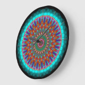 Kunst X-opties Wandklokken vervormend (Hoek)