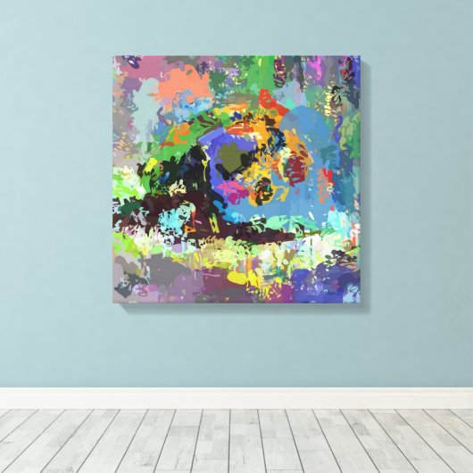 Kunst | Zazzle_Growshop. Canvas Afdruk (Insitu (Houten vloer))