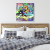 Kunst | Zazzle_Growshop. Canvas Afdruk (Insitu (Slaapkamer))
