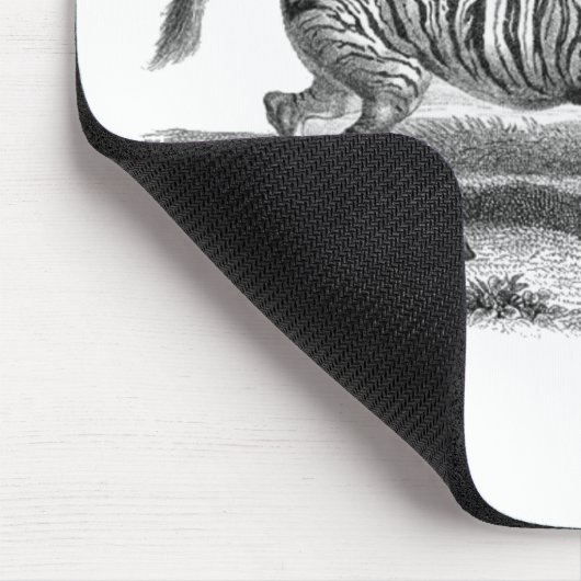  kunst Zebra Mare en wilde dieren Mousepad Muismat (Hoek)