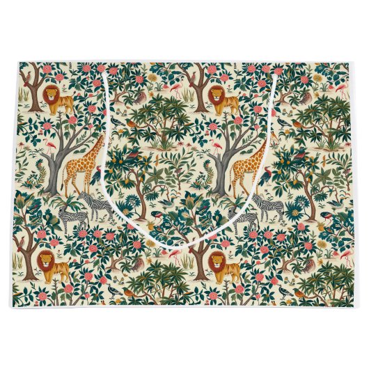  kunst, zebra's giraffen, flamingo, vogeltjes, lio groot cadeauzakje (Voorkant)