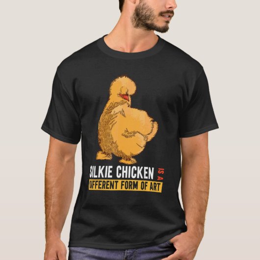 Kunst Zijdehoen Kip T-shirt (Voorkant)