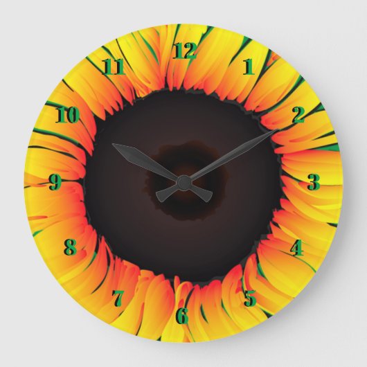 Kunst Zonnebloem - Zomer Grote Klok (Voorkant)