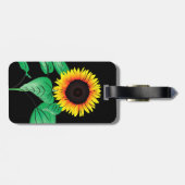 Kunst zonnebloemen - Kies / voeg je favoriete kleu Bagagelabel (Achterkant horizontaal)