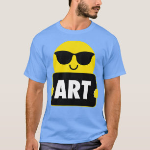 Kunst Zonnebril Shirt Artistiek T-shirt