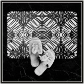 Kunst Zwart-wit Geometrisch Tribal Patroon Badmat