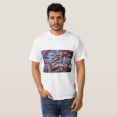 Kunstaarster lachen t-shirt (Voorkant volledig)