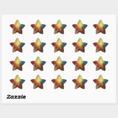 Kunstaarten en handenliefdesdiversiteit Kunstskerd Ster Sticker (Vel)