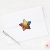 Kunstaarten en handenliefdesdiversiteit Kunstskerd Ster Sticker (Envelop)