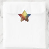 Kunstaarten en handenliefdesdiversiteit Kunstskerd Ster Sticker (Tas)