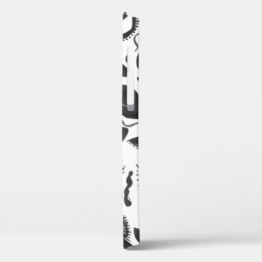 Kunstabstractie: Gezichten, lippen, geometrische m Case-Mate iPhone Case (Achterkant / Links)