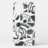 Kunstabstractie: Gezichten, lippen, geometrische m Case-Mate iPhone Case (Achterkant)