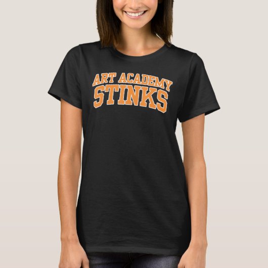 Kunstacademie van Cincinnati Stinks 02 T-shirt (Voorkant)